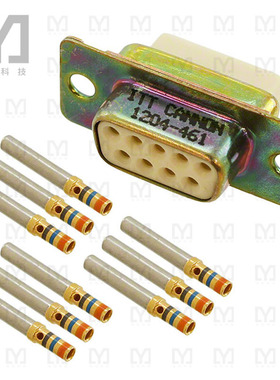 DEMAM-9S【CONN D-SUB RCPT 9P PNL MNT CRIMP】