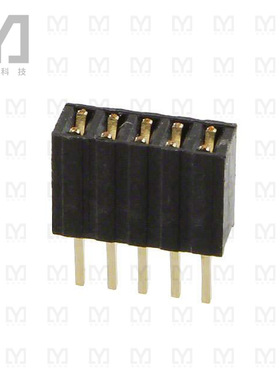 M52-5000545【CONN RCPT 5POS 0.05 GOLD PCB】