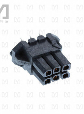 44769-0602【CONN RCPT 6POS 0.118 GOLD PCB】