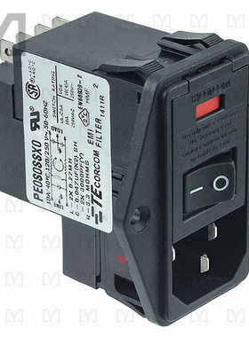 6-6609929-9【PWR ENT MOD RCPT IEC320-C14 PNL】