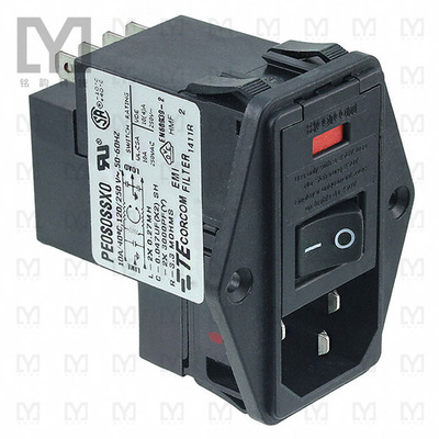6-6609929-9【PWR ENT MOD RCPT IEC320-C14 PNL】