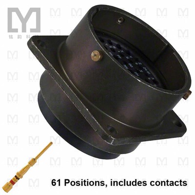 PT02SE-24-61P【CONN RCPT MALE 61POS GOLD CRIMP】