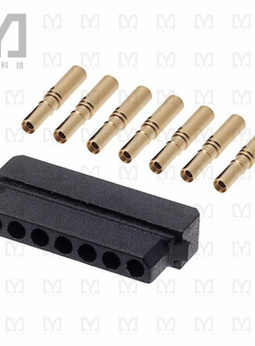 M80-8980705【CONN RCPT 7P CRIMP 24-28AWG GOLD】