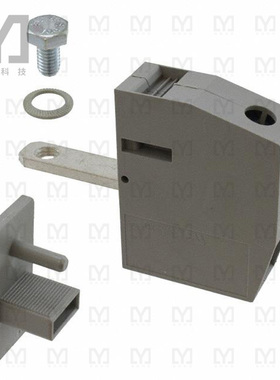 0709136【TERM BLK SCREW CLAMP 1POS GRAY】