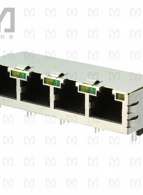 5-6610165-1【CONN MAGJACK 4PORT 100 BASE-T】