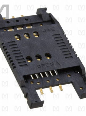SF7W006S1BE1000【CONN SIM CARD HINGED TYPE R/A】