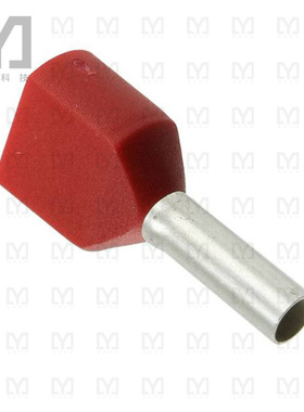 1382015【CONN FERRULE W TYP 2 X 16AWG RED】