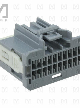0347290201【CONN RCPT 20POS R/A GRAY POL B】
