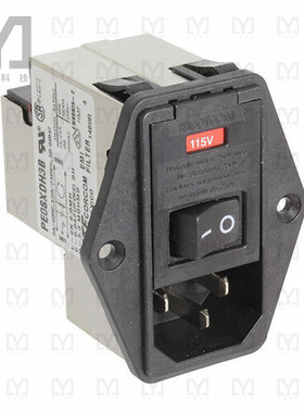 6609929-8【PWR ENT MOD RCPT IEC320-C14 PNL】