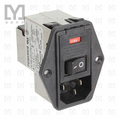6609929-8【PWR ENT MOD RCPT IEC320-C14 PNL】