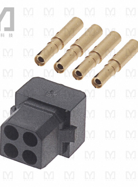 M80-8880405【CONN RCPT 4P CRIMP 24-28AWG GOLD】