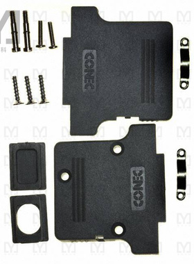 165X11889XE【CONN BACKSHELL 25P 90/180DEG GRY】