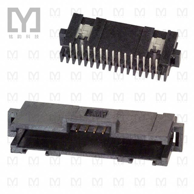 104074-3【CONN HEADER R/A 15POS 1.27MM】
