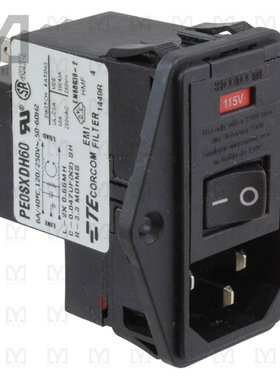 1-6609929-3【PWR ENT MOD RCPT IEC320-C14 PNL】