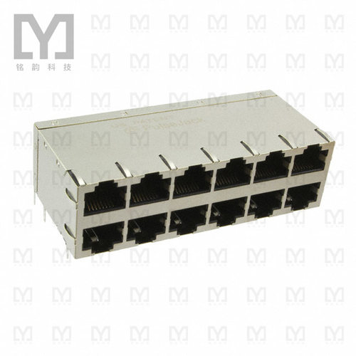 J0B-0386NL【CONN MAGJACK 12PORT 1000 BASE-T】