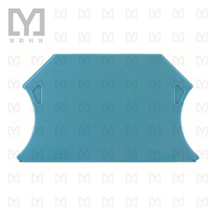 1050080000【CONN TERM BLK END PLATE RAIL BLU】