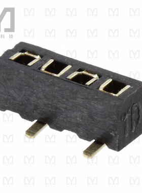 M50-3130445【CONN RCPT 4POS 0.05 GOLD SMD】