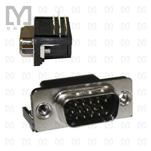 681-015-113R531【CONN DSUB HD PLUG 15POS R/A SLDR】