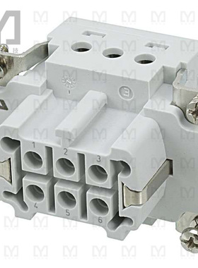 1-1103635-1【INSERT FEMALE 6POS+1GND SCREW】