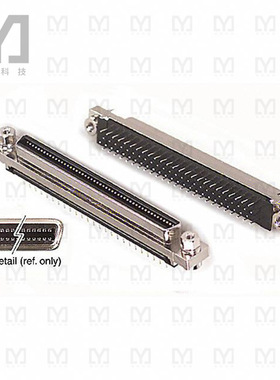 DX20BM-100S(50)【CONN MINI HD RCPT 100P PCB SLDR】