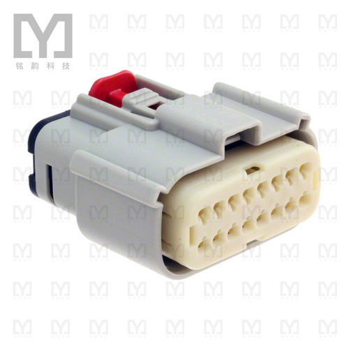 0334721607【CONN RCPT 16POS LT GRAY】