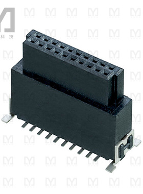 M55-6022042R【CONN RCPT 20POS 0.05 GOLD SMD】