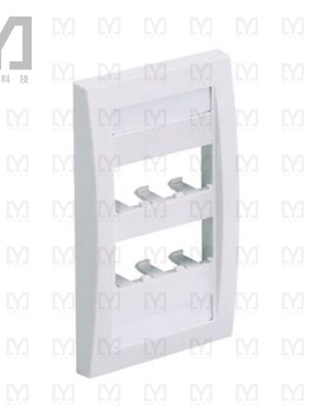 CFPE6IGY【FACEPLATE  6 PORT  SINGLE GANG 】