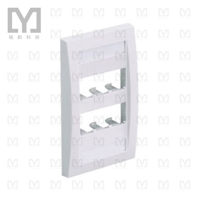 CFPE6IGY【FACEPLATE  6 PORT  SINGLE GANG 】