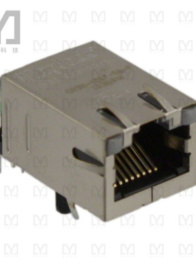 08B0-1G1T-06-F【CONN MAGJACK 1PORT 100 BASE-T】