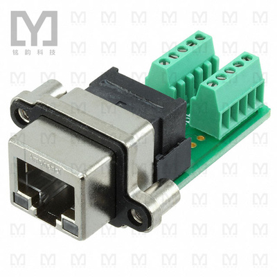 MRJ598001【RJ45 JACK R/A 8POS W/TERM BLCK】