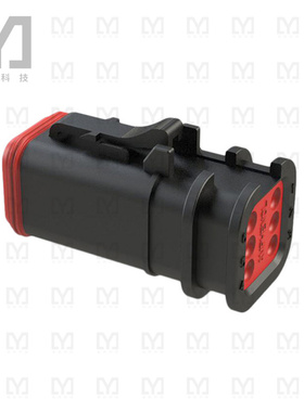 AT06-6S-OMBLK【CONN 6POS PLUG BLACK】