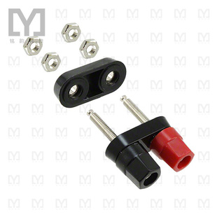 POST DUAL HEX 7018 RED BIND BLK CONN