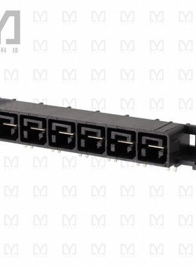 556882-6【CONN RCPT 6POS 11.18MM R/A SLDR】