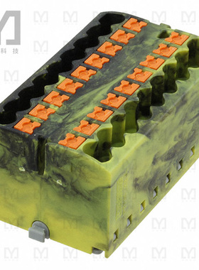 3273458【DISTRIBUTION BLOCK BLACK/YELLOW】