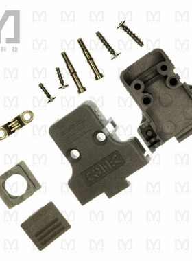 165X11869XE【CONN BACKSHELL 9POS 180DEG GRAY】