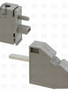 0709013【TERM BLK SCREW CLAMP 1POS GRAY】