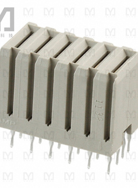 120953-3【CONN RCPT BLADE PWR 6POS PCB】