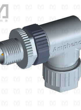 M12A-05BMMB-SR7001【CONN PLUG MALE 5POS GOLD SCREW】