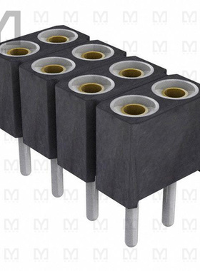 803-87-008-10-012101【CONN SOCKET 8POS 0.1 GOLD PCB】