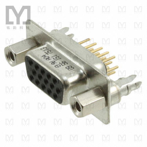 09561517513【CONN DSUB HD RCPT 15POS VERT SLD】