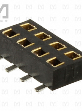 M22-6360442【CONN RCPT 8POS 0.079 GOLD SMD】