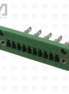 1829413【TERM BLK HEADER 10POS GREEN】