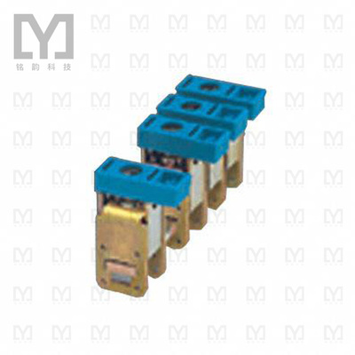 0424013【TERM BLK BUS BAR 1POS 14.3MM BLU】