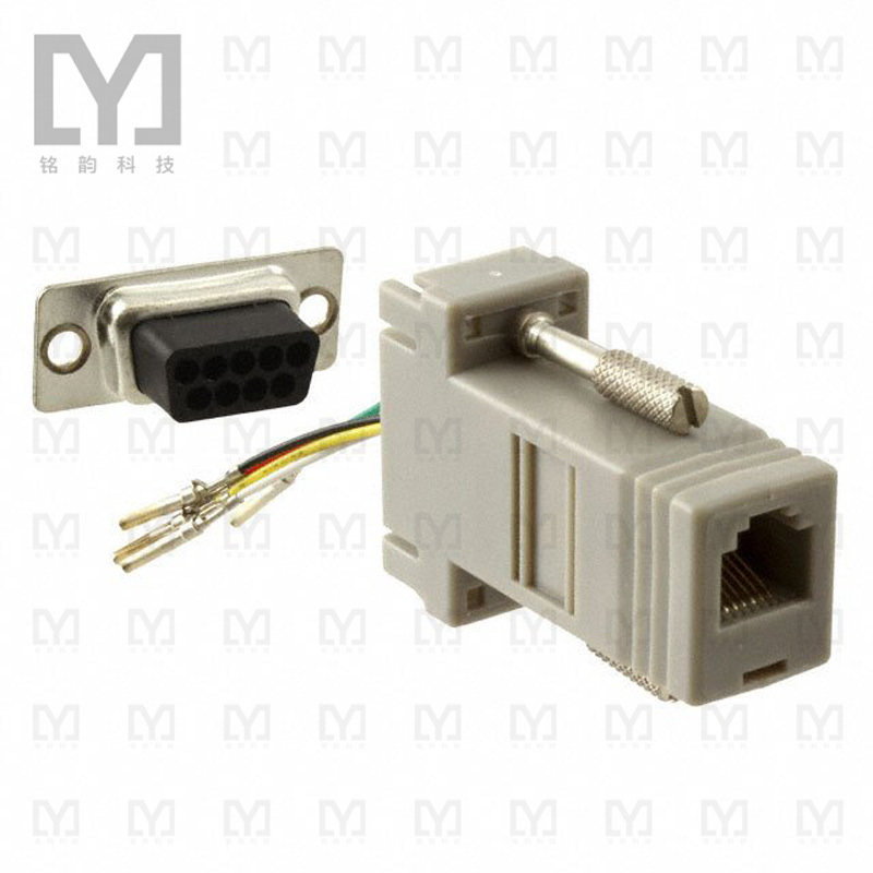 40-9536F【CONN ADAPTER RJ-12 TO DB9 FEMALE】