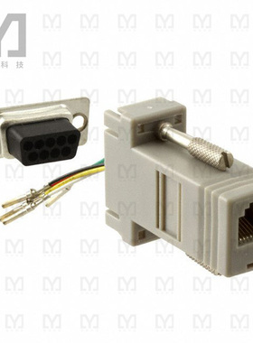 40-9536F【CONN ADAPTER RJ-12 TO DB9 FEMALE】