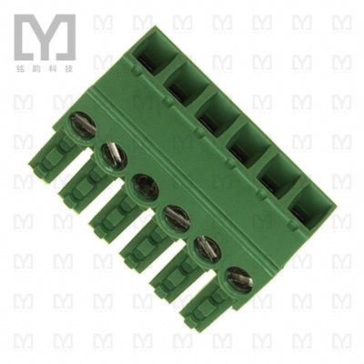 284507-6【TERM BLOCK PLUG 6POS STR 3.81MM】