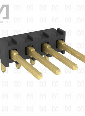 87233-4【CONN HEADER R/A 4POS 2.54MM】