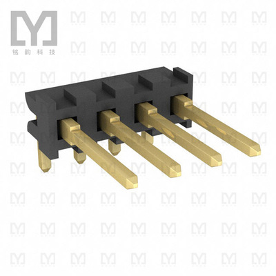 87233-4【CONN HEADER R/A 4POS 2.54MM】