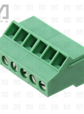 1736777【TERM BLOCK 6POS 40DEG 5.08MM PCB】