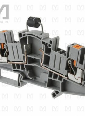 3035697【CONN TERM BLK FEED THRU 8-20 AWG】